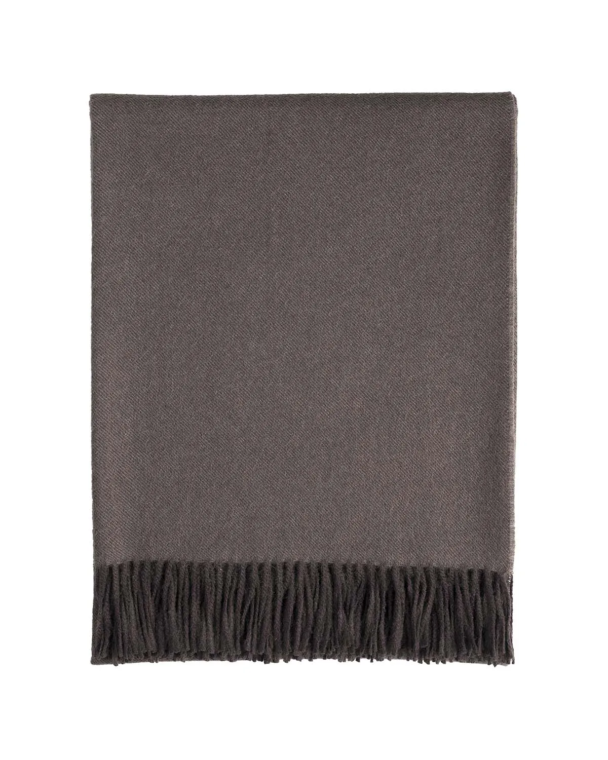 100% Baby Alpaca Throw - Truffle