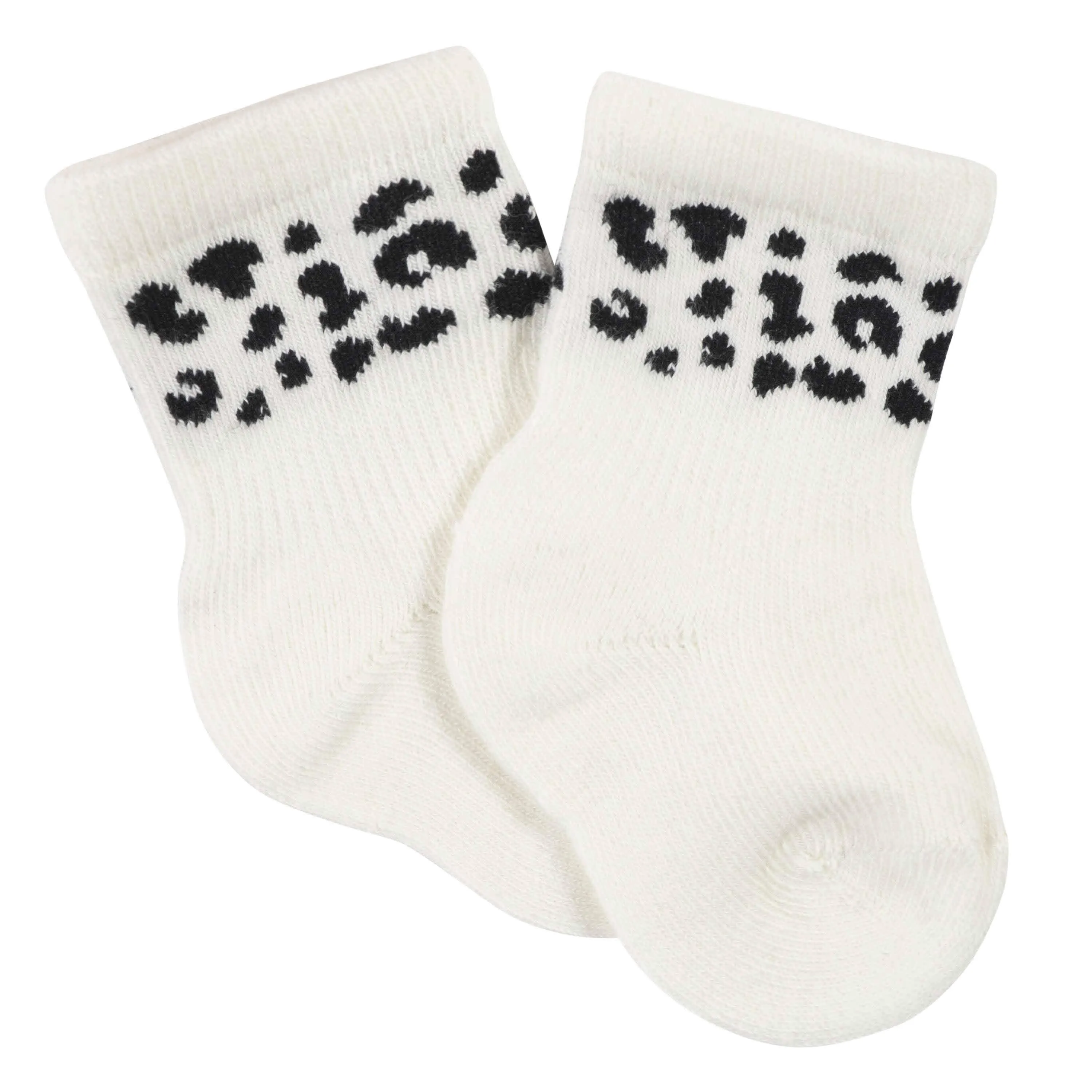 18-Piece Baby Girls Leopard Onesies® Bodysuit, Mitten, Cap, & Sock Set