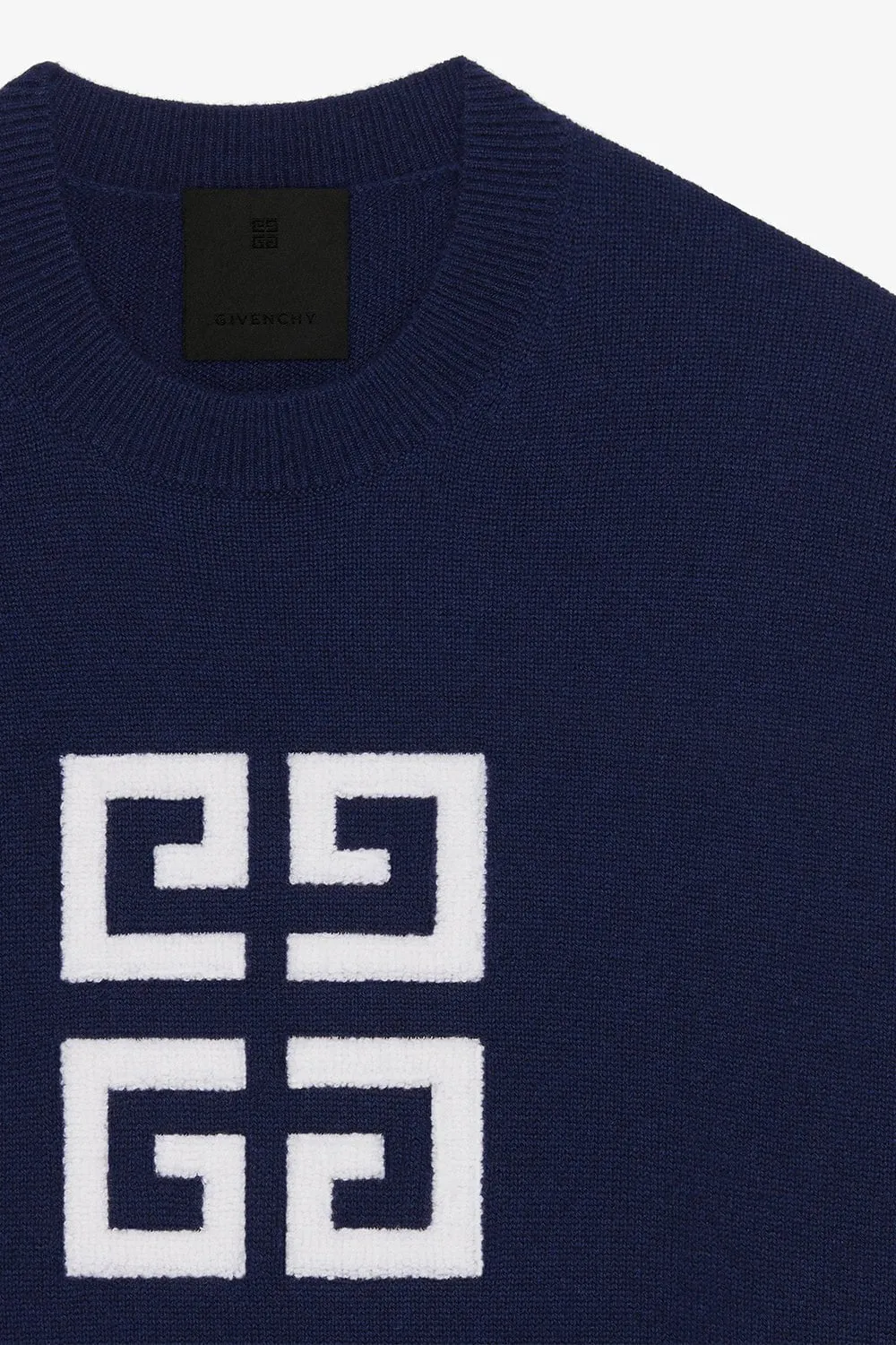 4G Sweater - Navy White