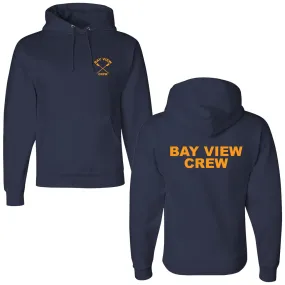 50/50 Hooded Bay View Crew Pullover Sweatshirt