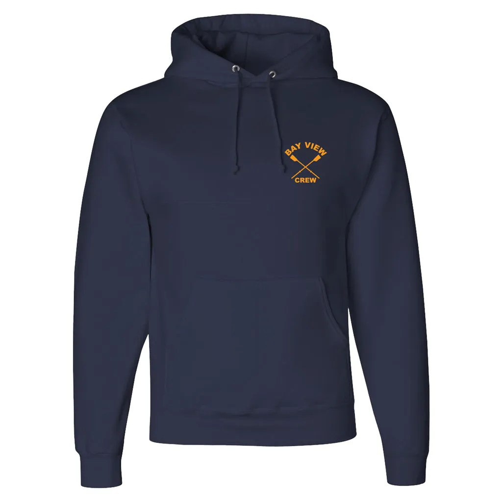 50/50 Hooded Bay View Crew Pullover Sweatshirt