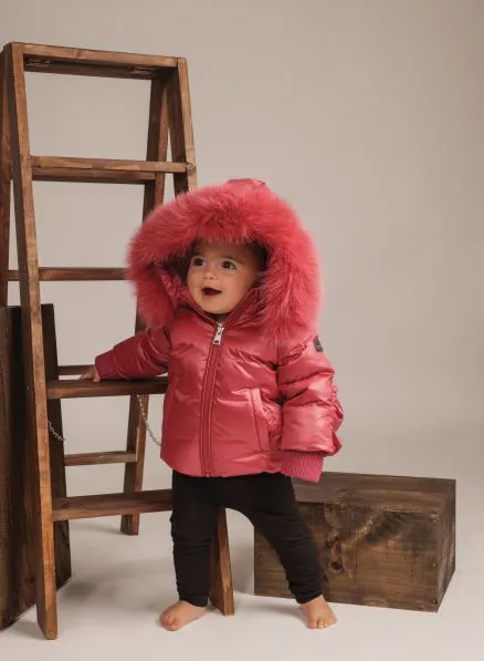 6m Infant Cherry Ruffle Jacket