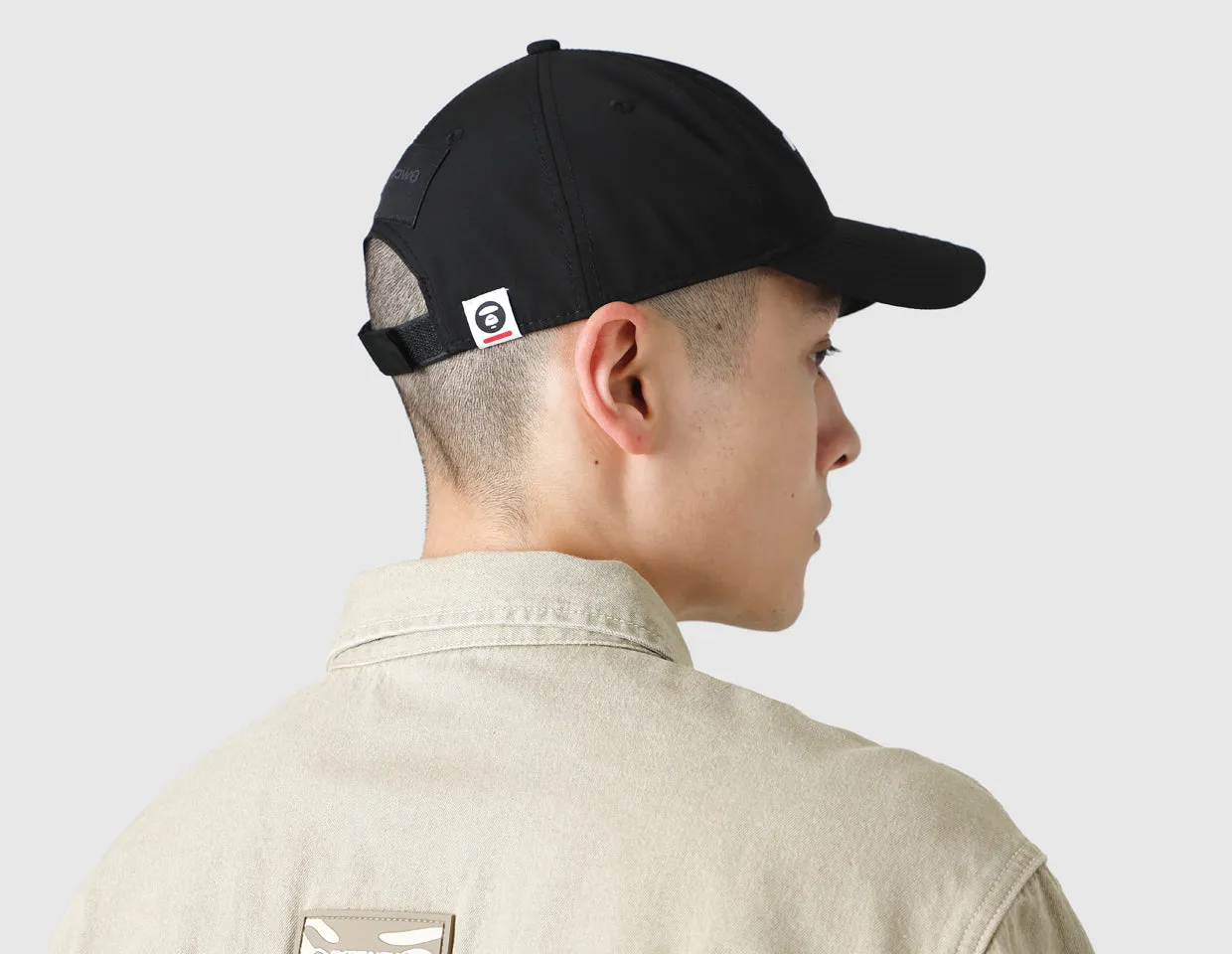 AAPE Now Moonface Baseball Cap / Black