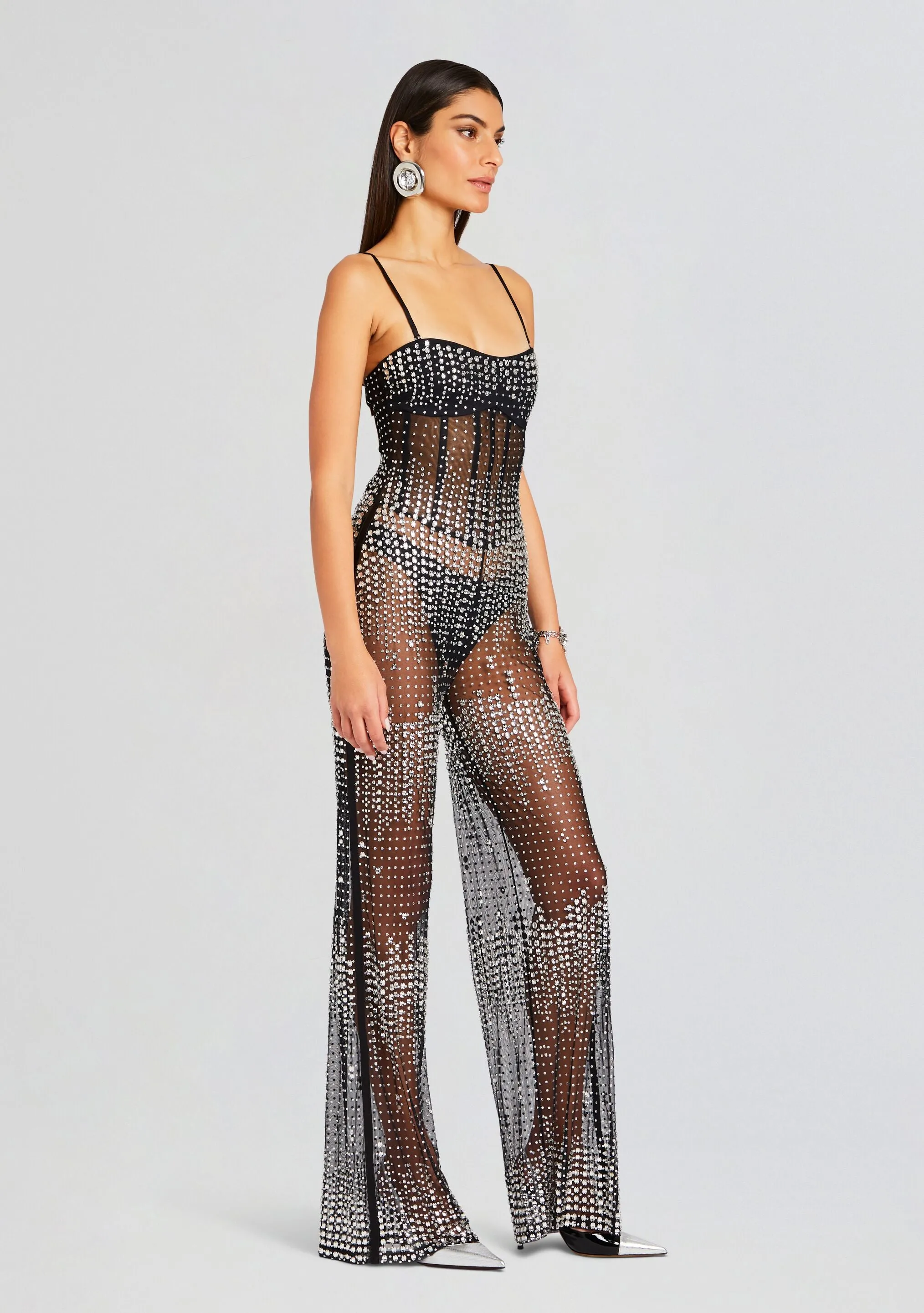 Adelynne Sequin Jumpsuit