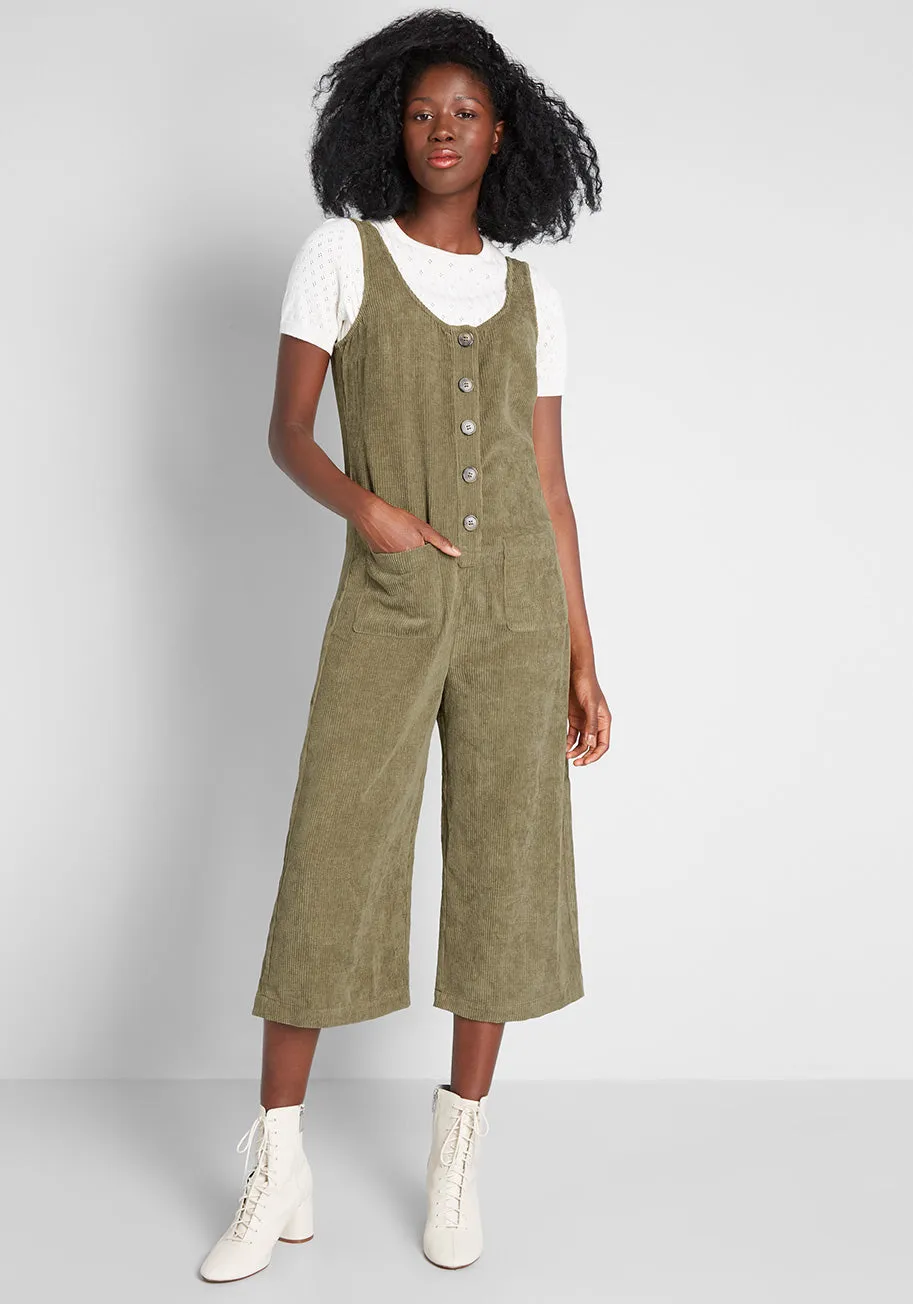 As You Wish Cropped Jumpsuit