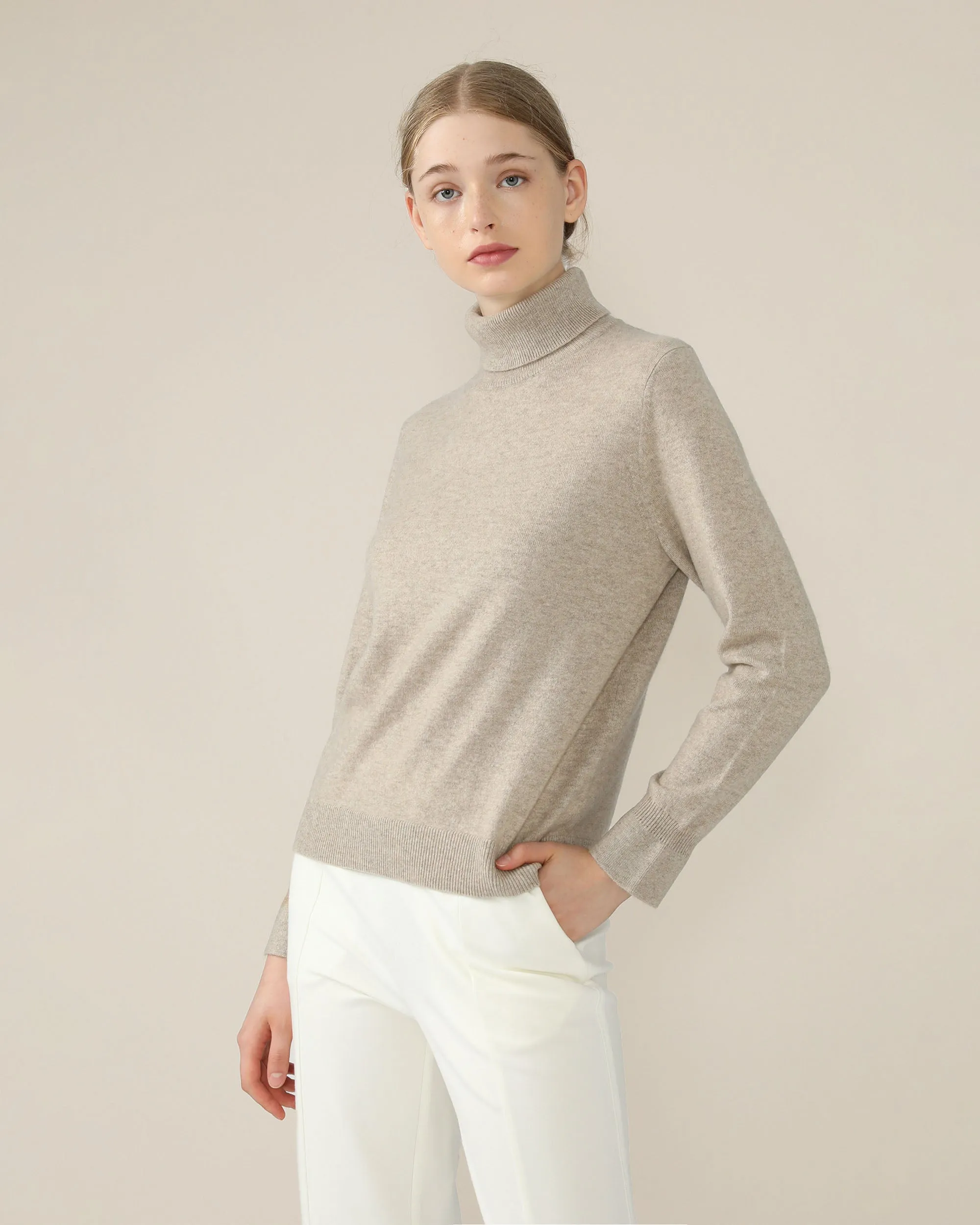 Baby Cashmere Turtle Neck Top