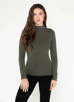 Bamboo Mock Neck Top