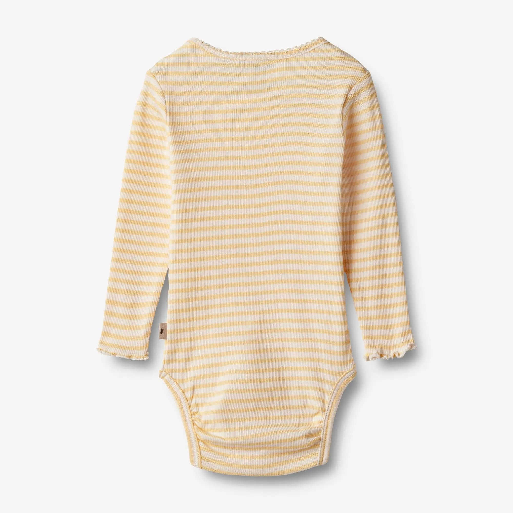 Body L/S Rie - pale apricot stripe