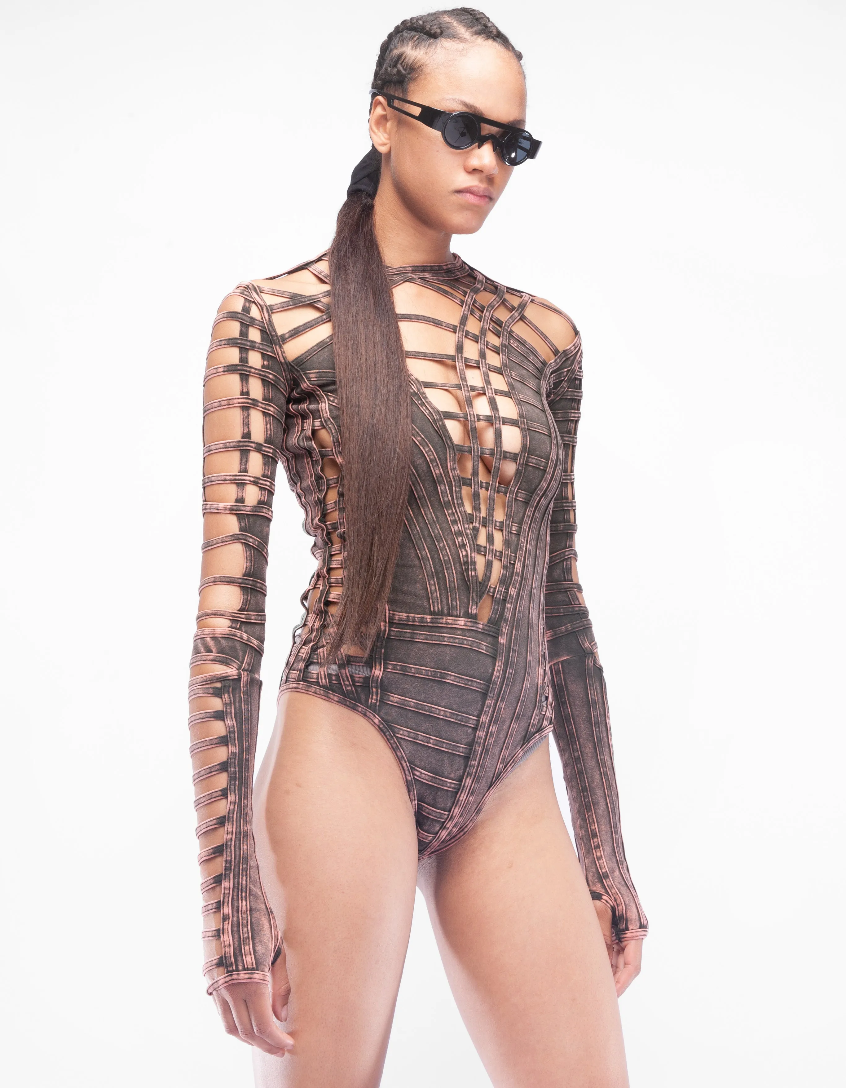 BODY SUIT SPACE GRID