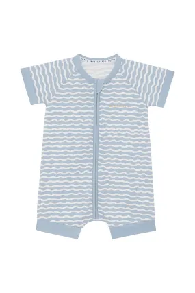 Bonds Wonderfresh Romper - Little Sleepy Squiggle Grey