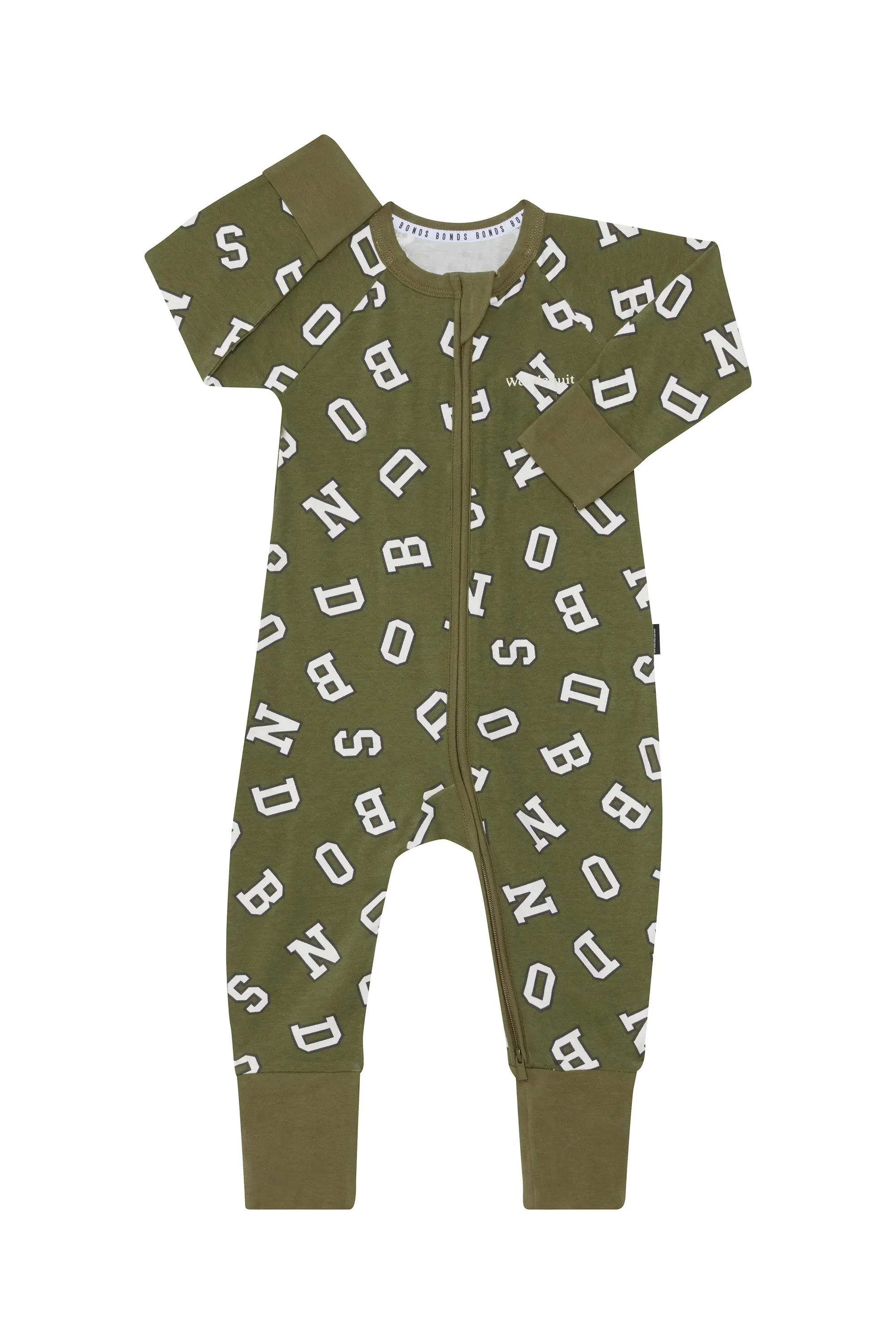 Bonds Zip Wondersuit - Bonds Game Day Survivor Khaki