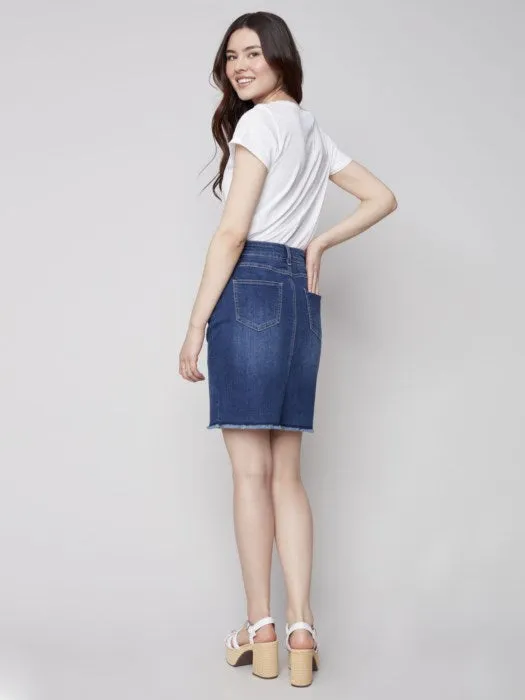 C.B 7042RR Stretch Denim Skort