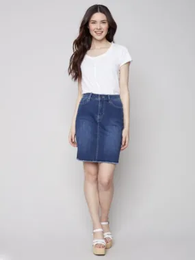 C.B 7042RR Stretch Denim Skort