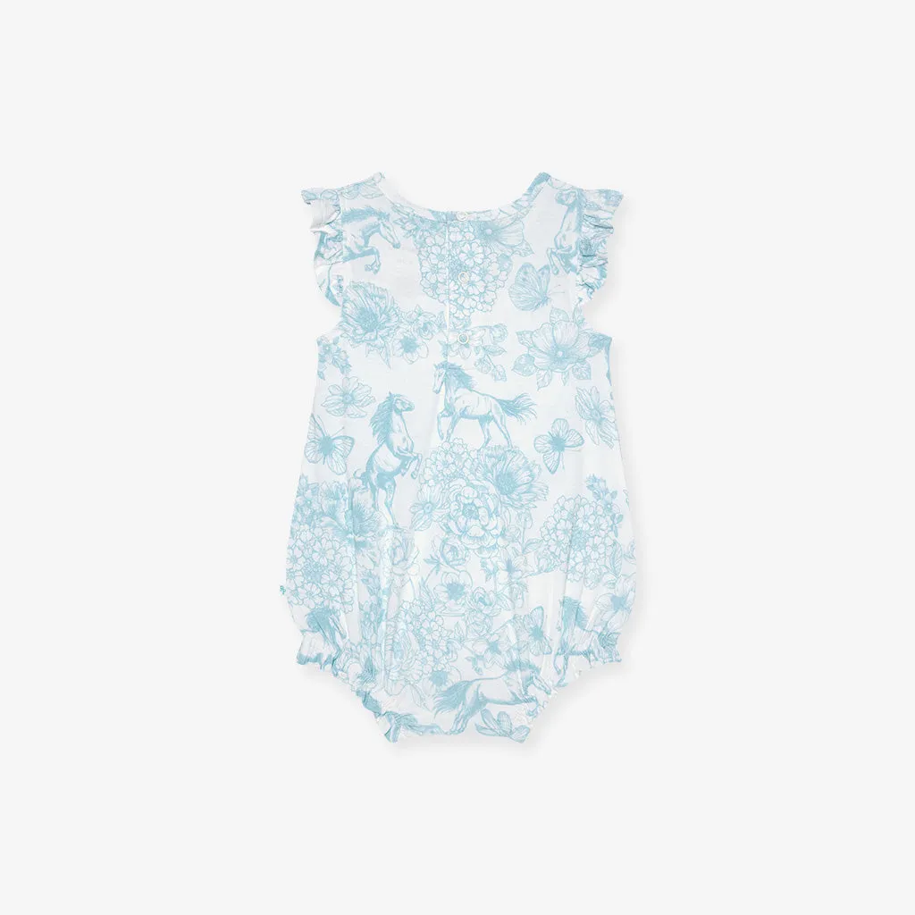 Charlotte Anne Ruffled Bubble Romper