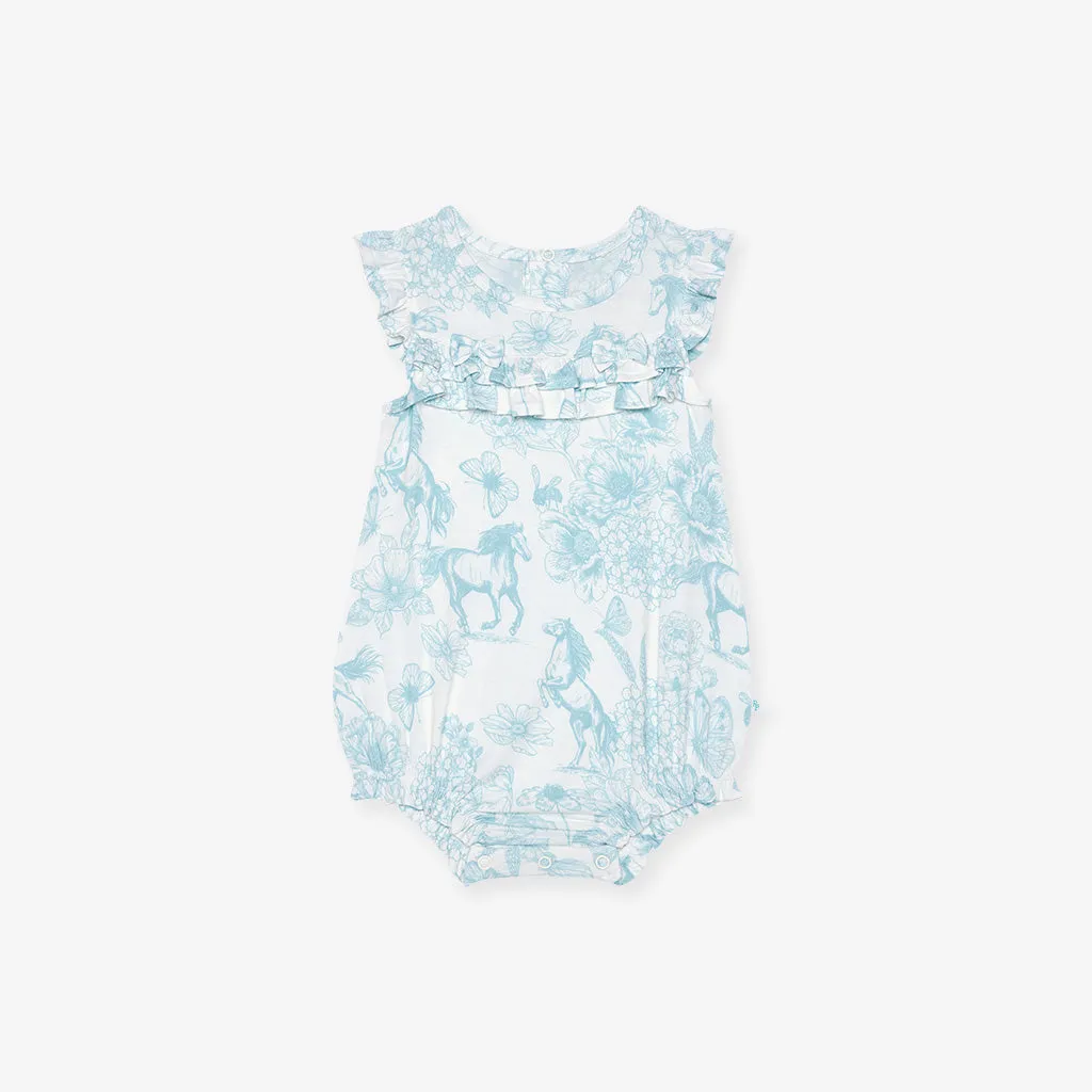 Charlotte Anne Ruffled Bubble Romper