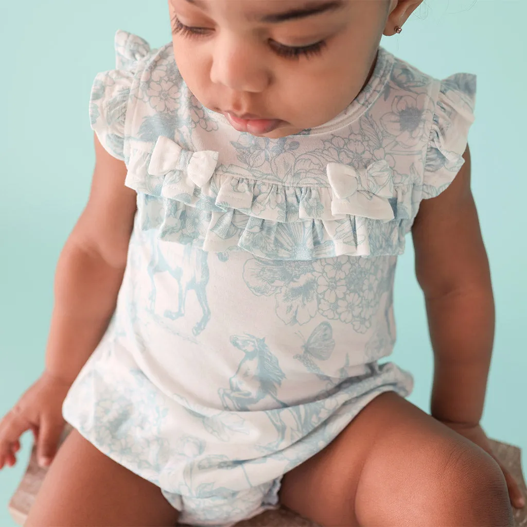 Charlotte Anne Ruffled Bubble Romper