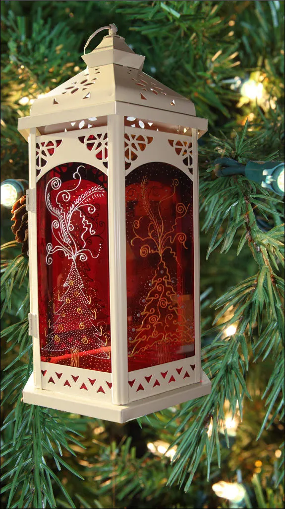 Christmas Trees Lantern