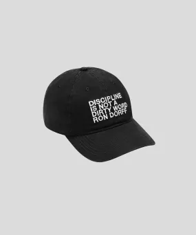 Coach Cap DISCIPLINE: Black