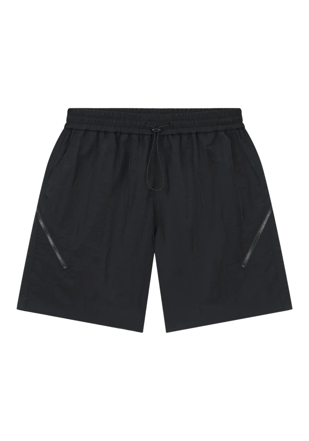 Curved Zip Track Shorts