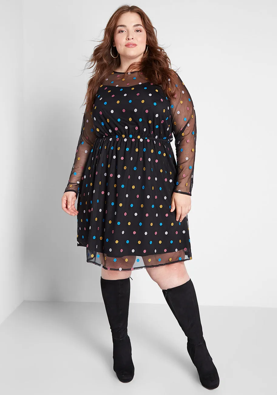 Dazzle Do It Dotted Dress