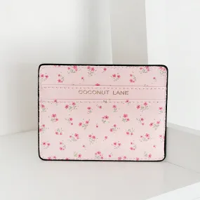 Ditsy Floral Pink Card Holder