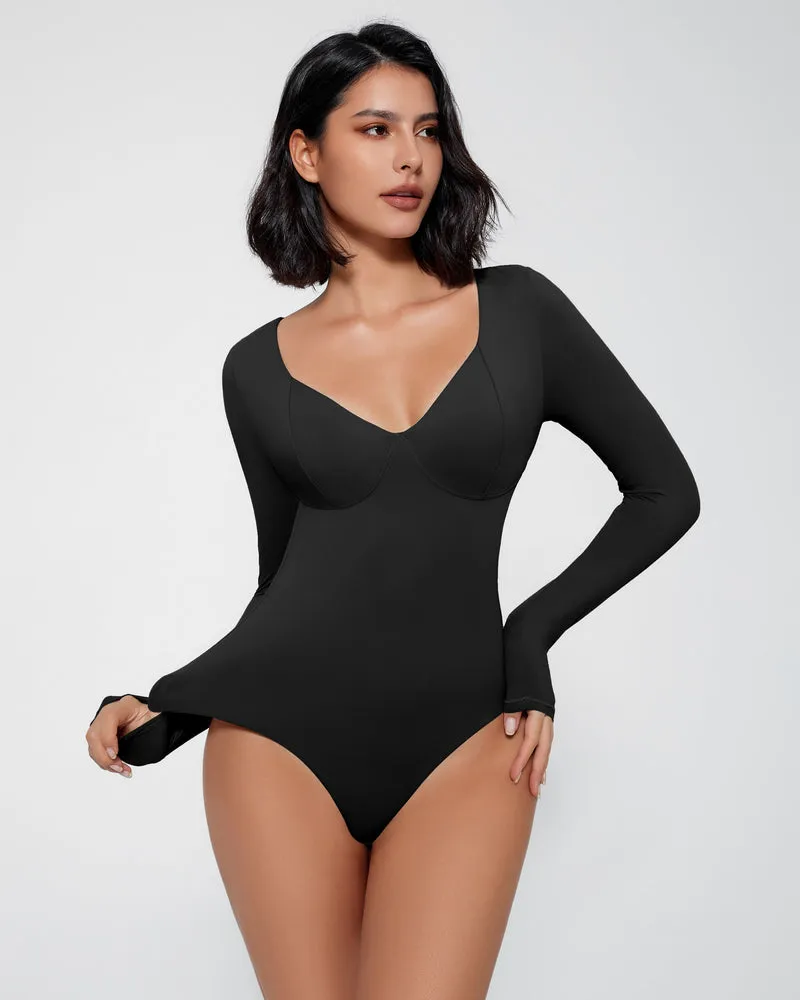 Double Lined Bodysuit Tummy Control Shapewear