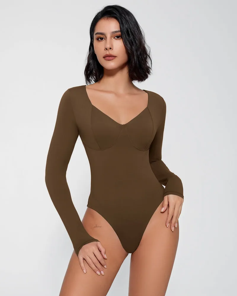 Double Lined Bodysuit Tummy Control Shapewear