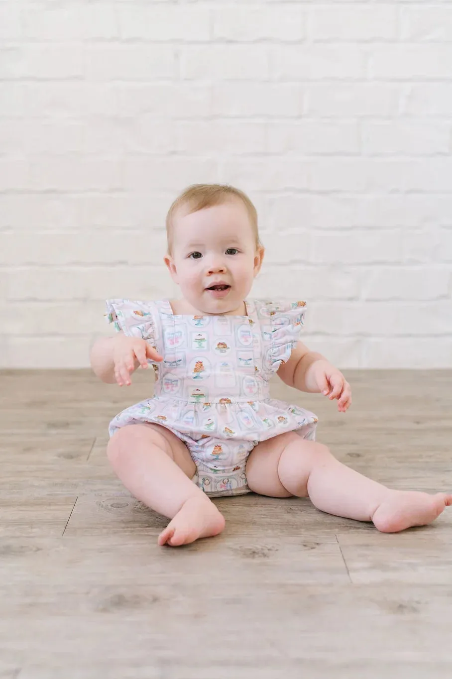 Emmy Romper in Let Them Eat Cake