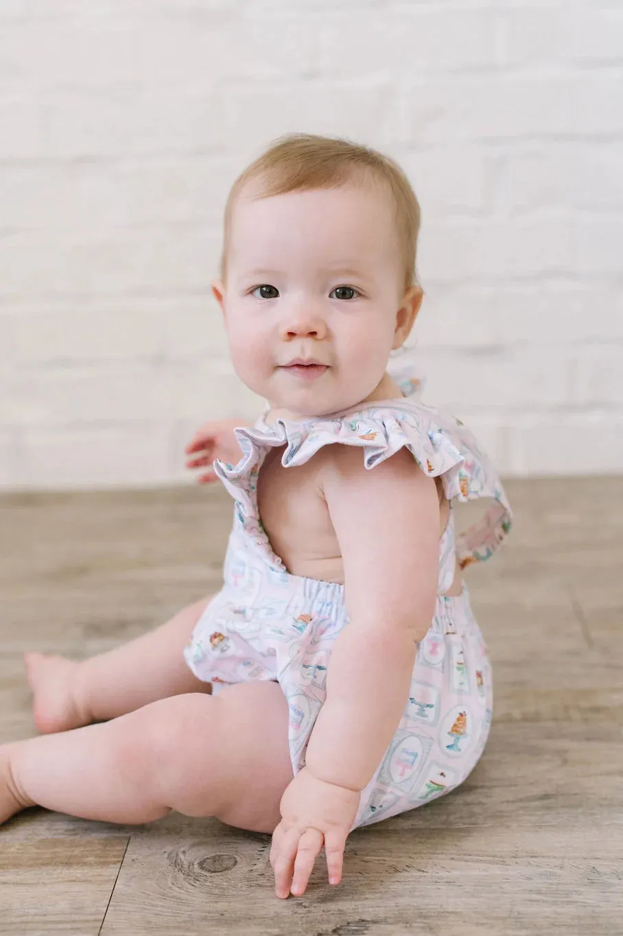 Emmy Romper in Let Them Eat Cake