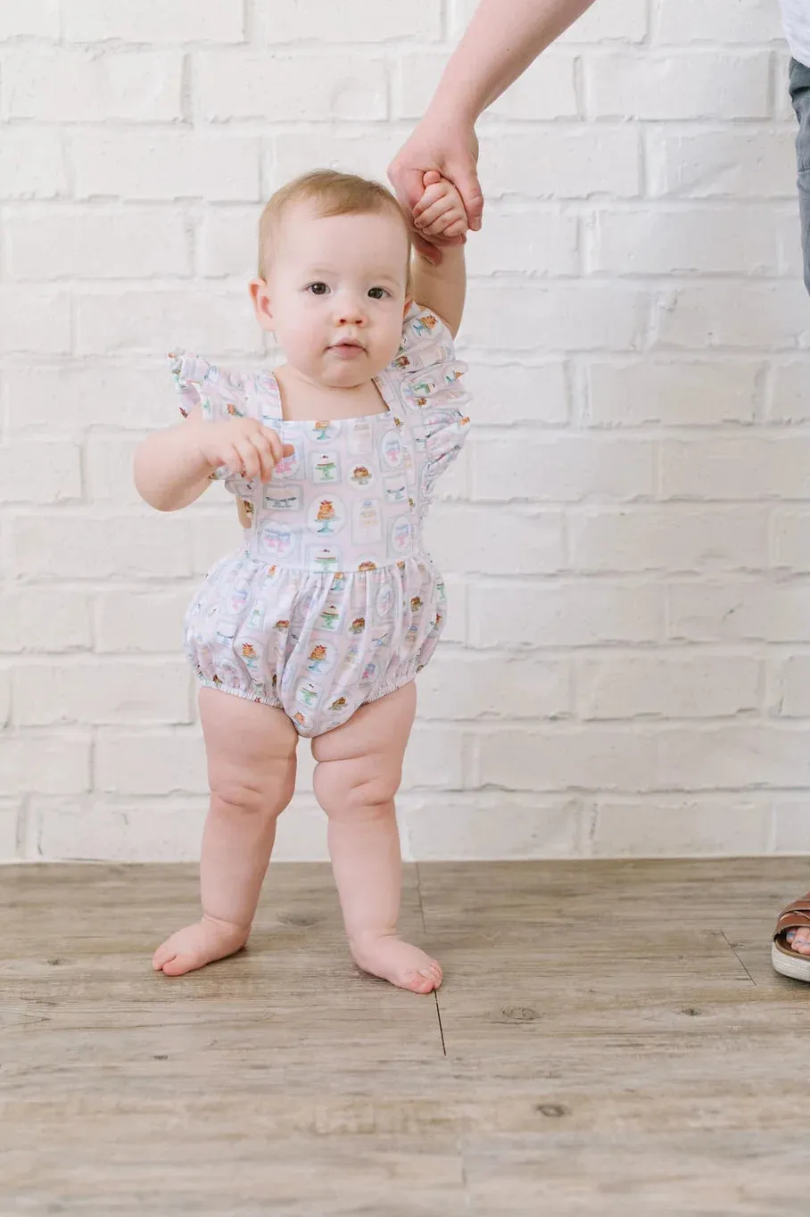 Emmy Romper in Let Them Eat Cake