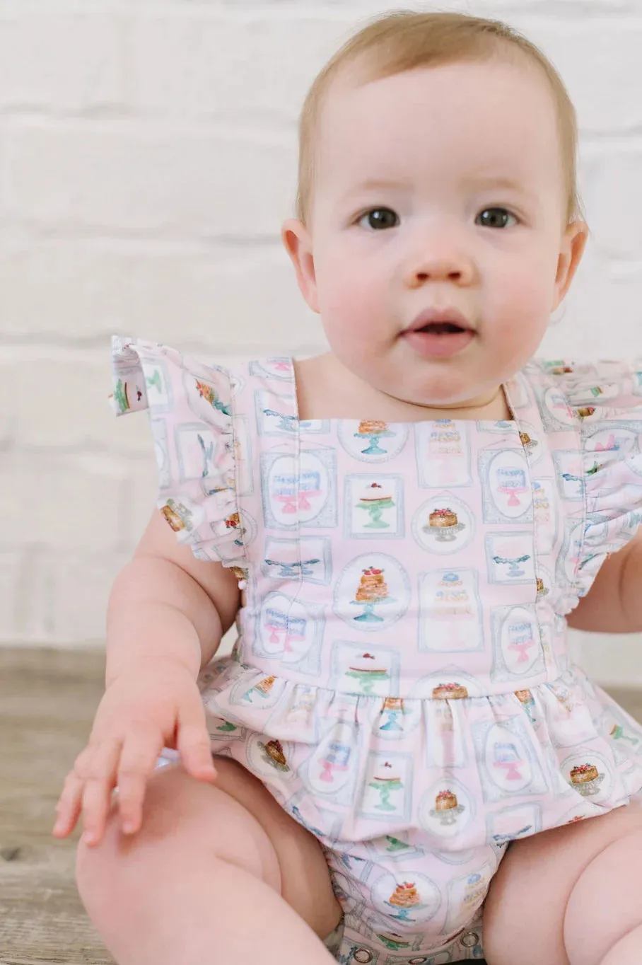 Emmy Romper in Let Them Eat Cake