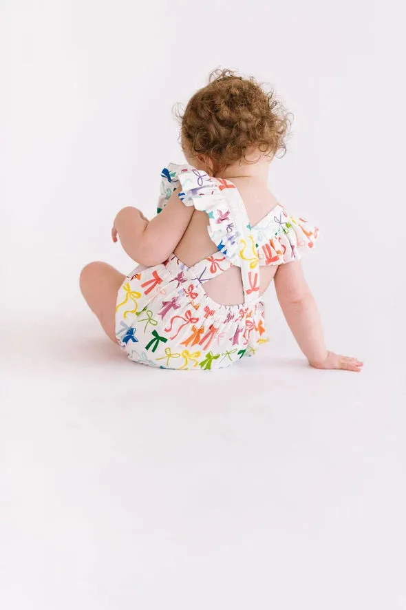 Emmy Romper in Rain-Bows