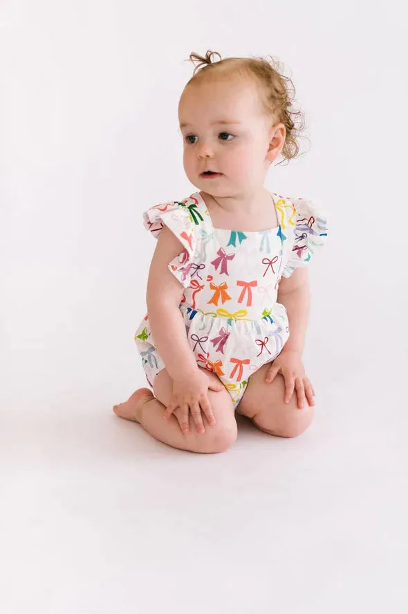 Emmy Romper in Rain-Bows