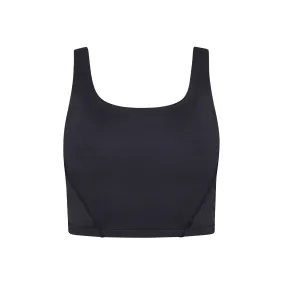 Energetiks Tori Crop Singlet | Black (Adult)