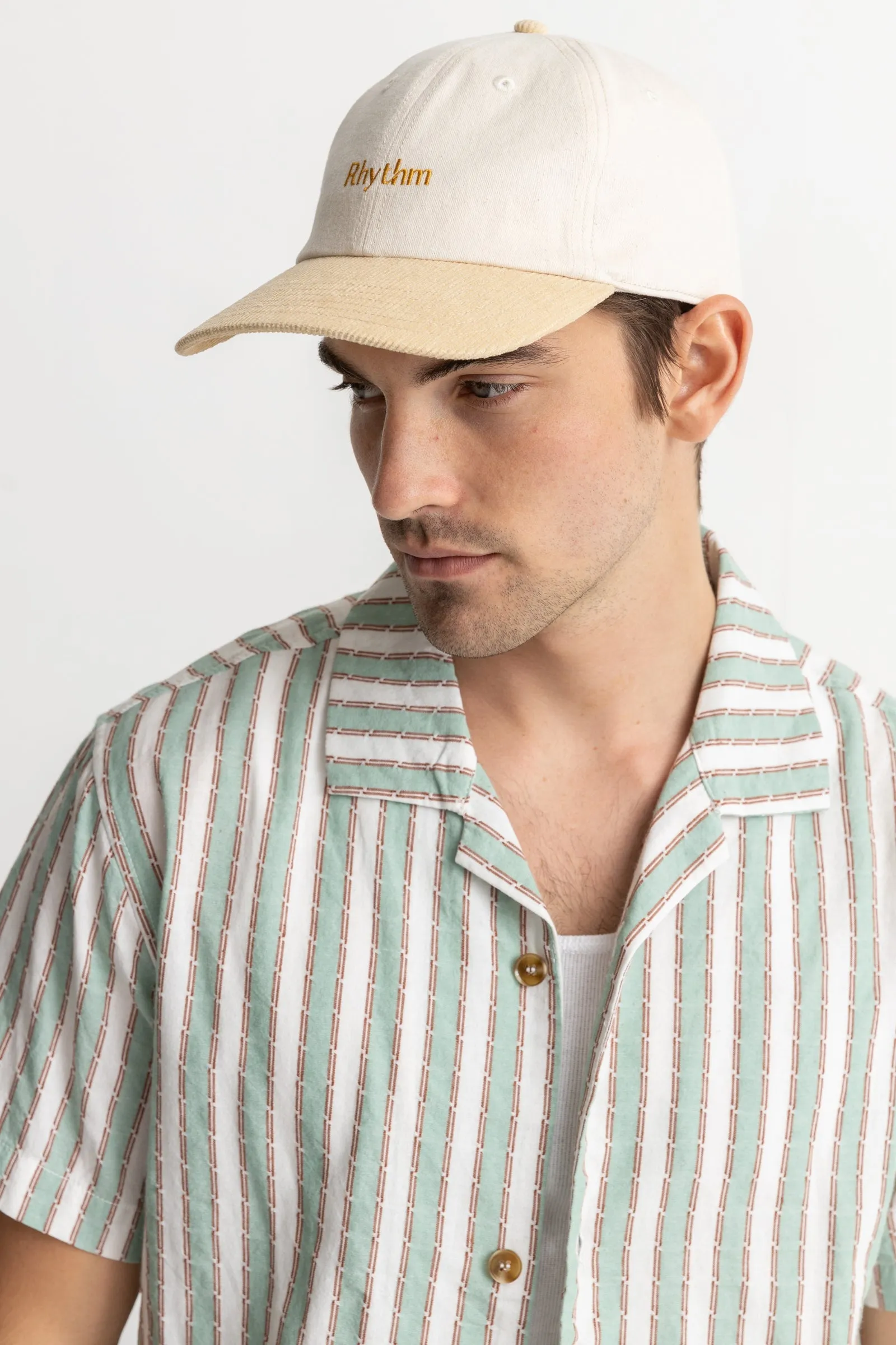 Essential Brushed Twill Cap Vintage White