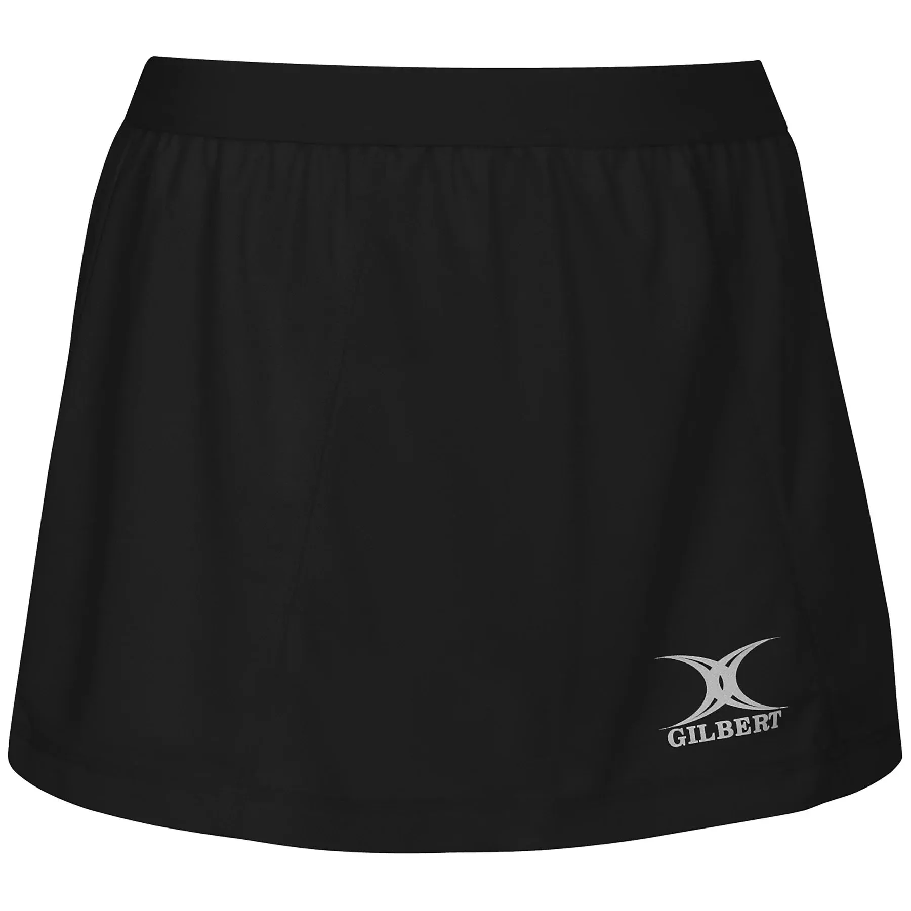 Gilbert Blaze Netball Skort Black and Carry Bag