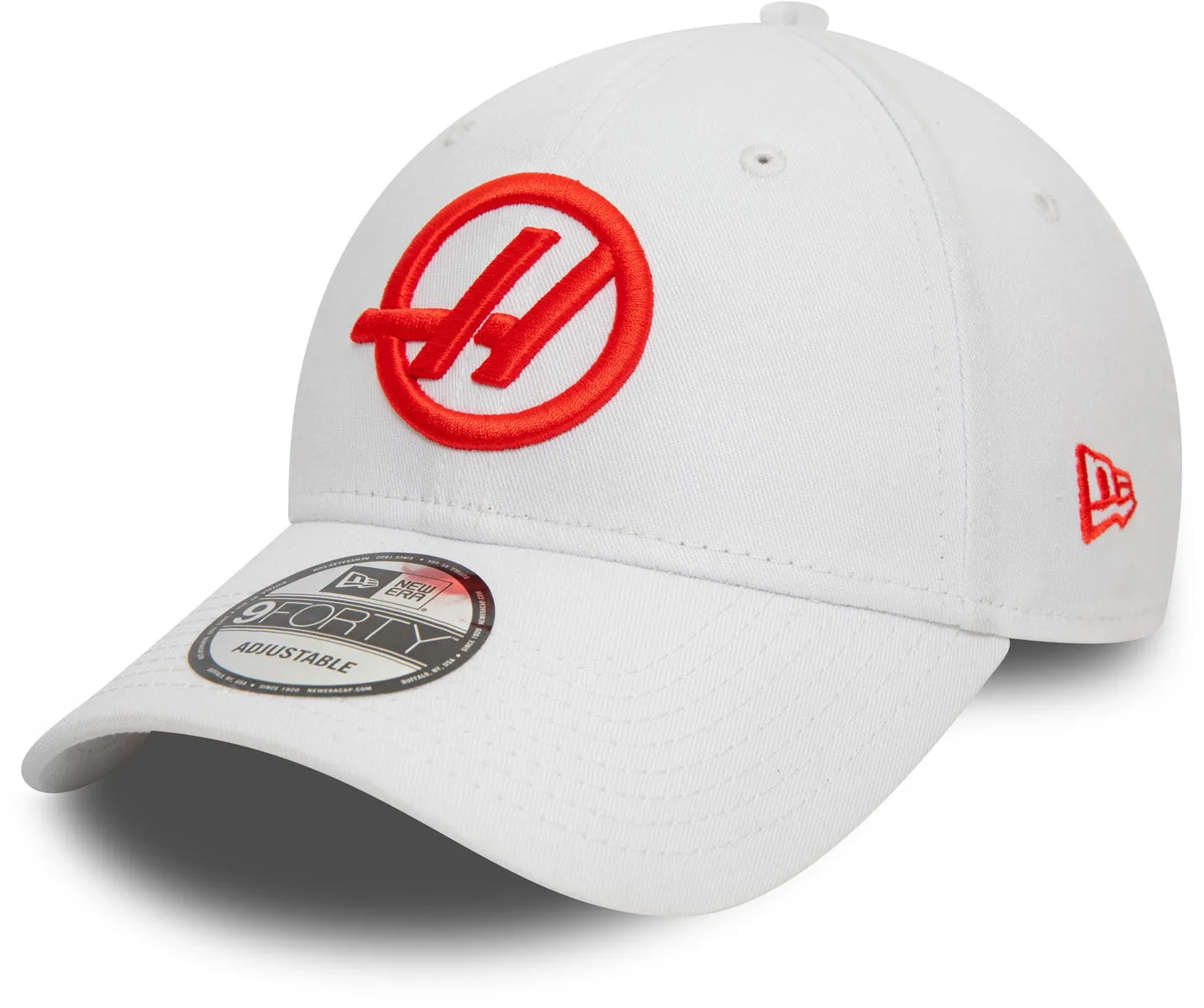 Haas F1 Team New Era 9Forty Essential White Team Cap