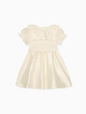 Ivory Azalea Ceremony Silk Girl Dress