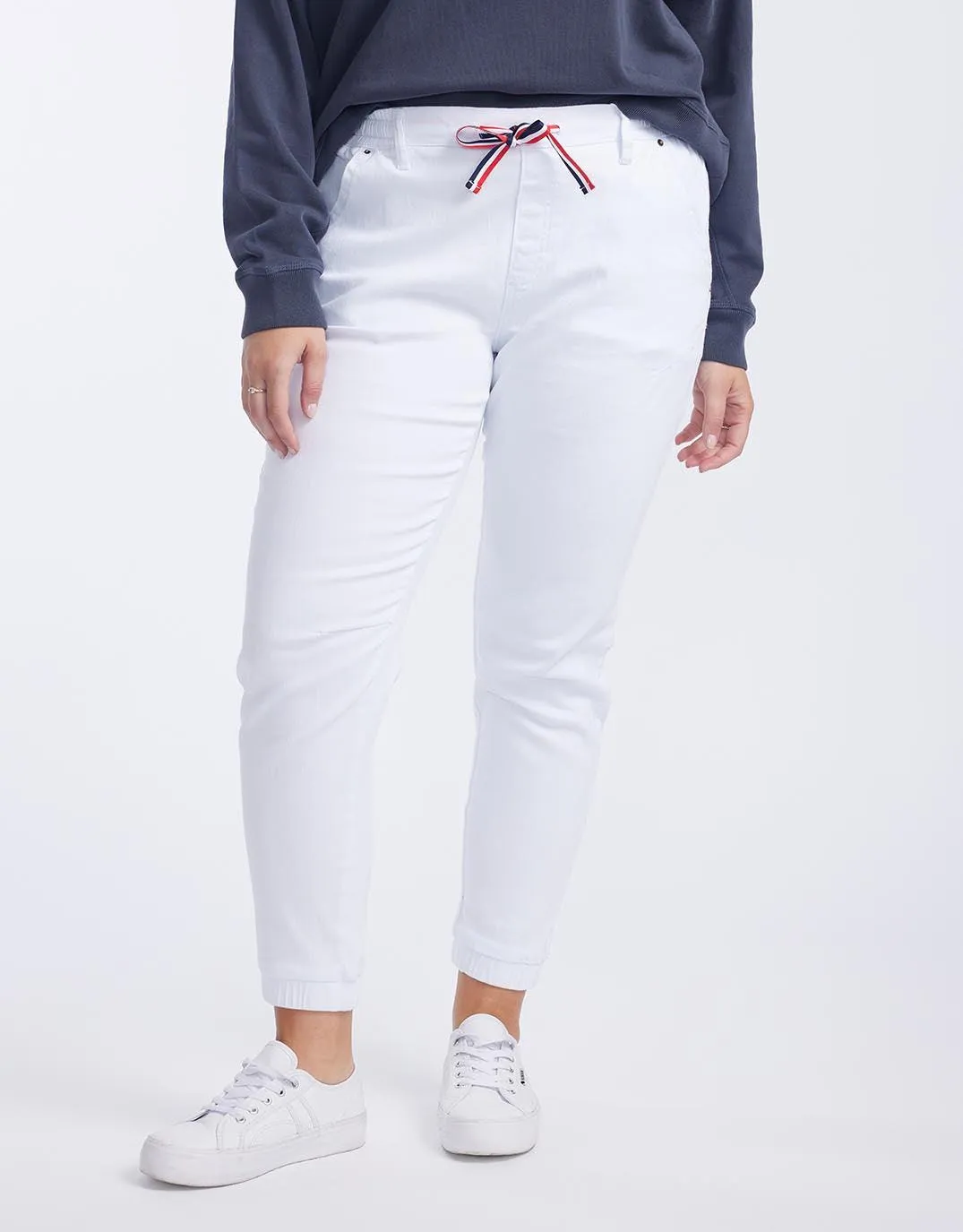 Libby Jogger - White