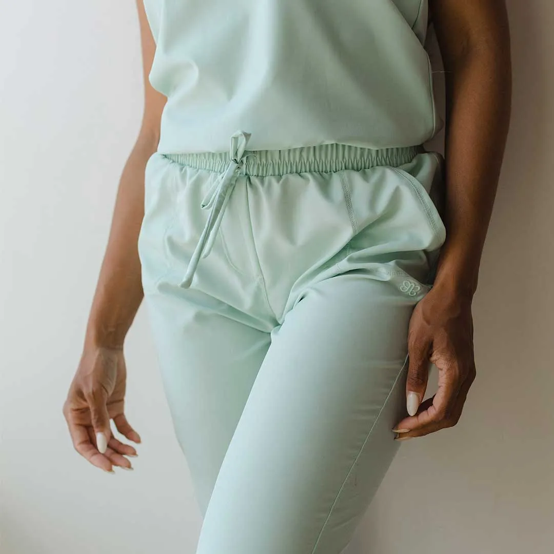 Mint Tank Jumpsuit