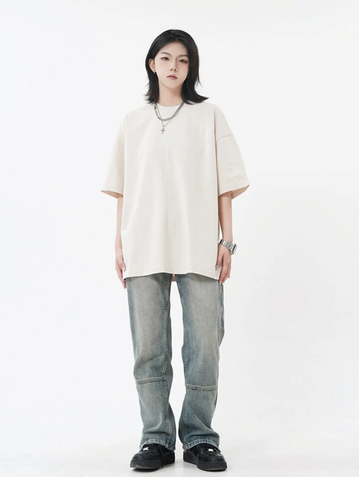 Oversized Plain T-Shirt