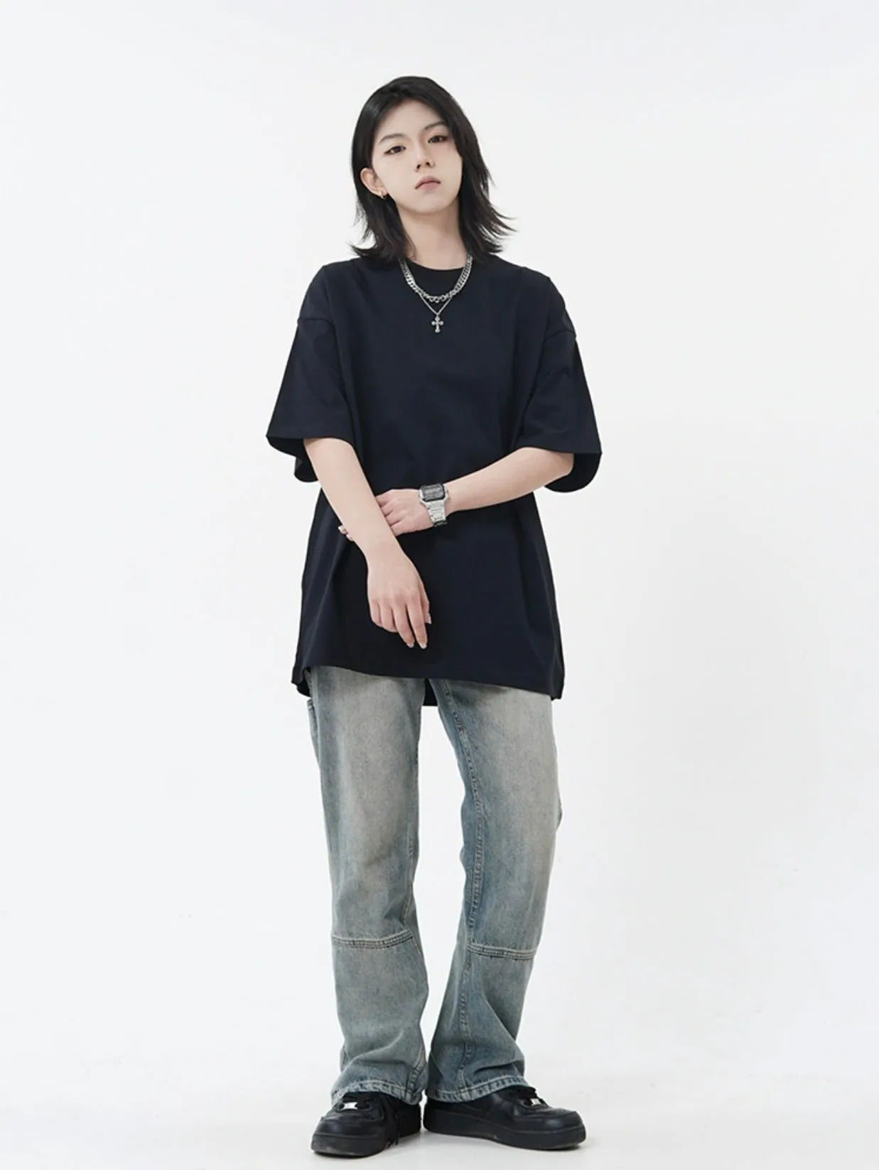 Oversized Plain T-Shirt