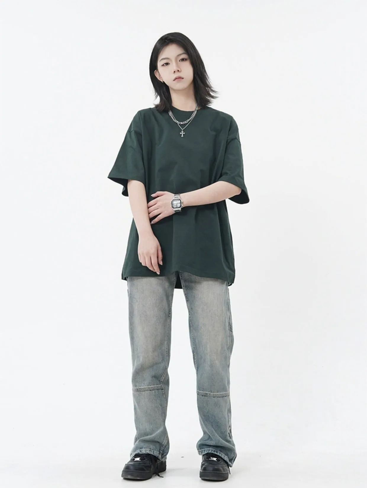 Oversized Plain T-Shirt