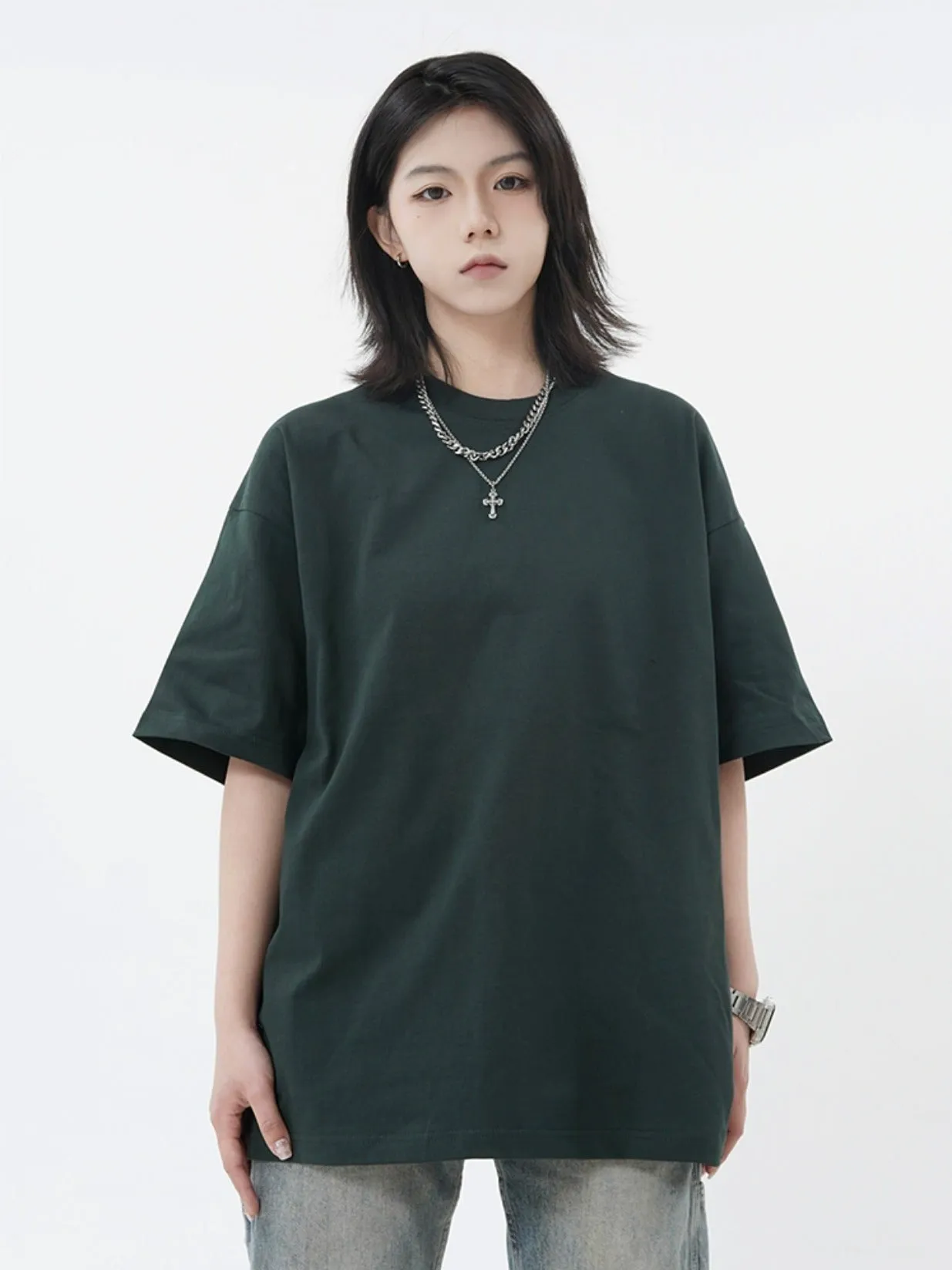 Oversized Plain T-Shirt