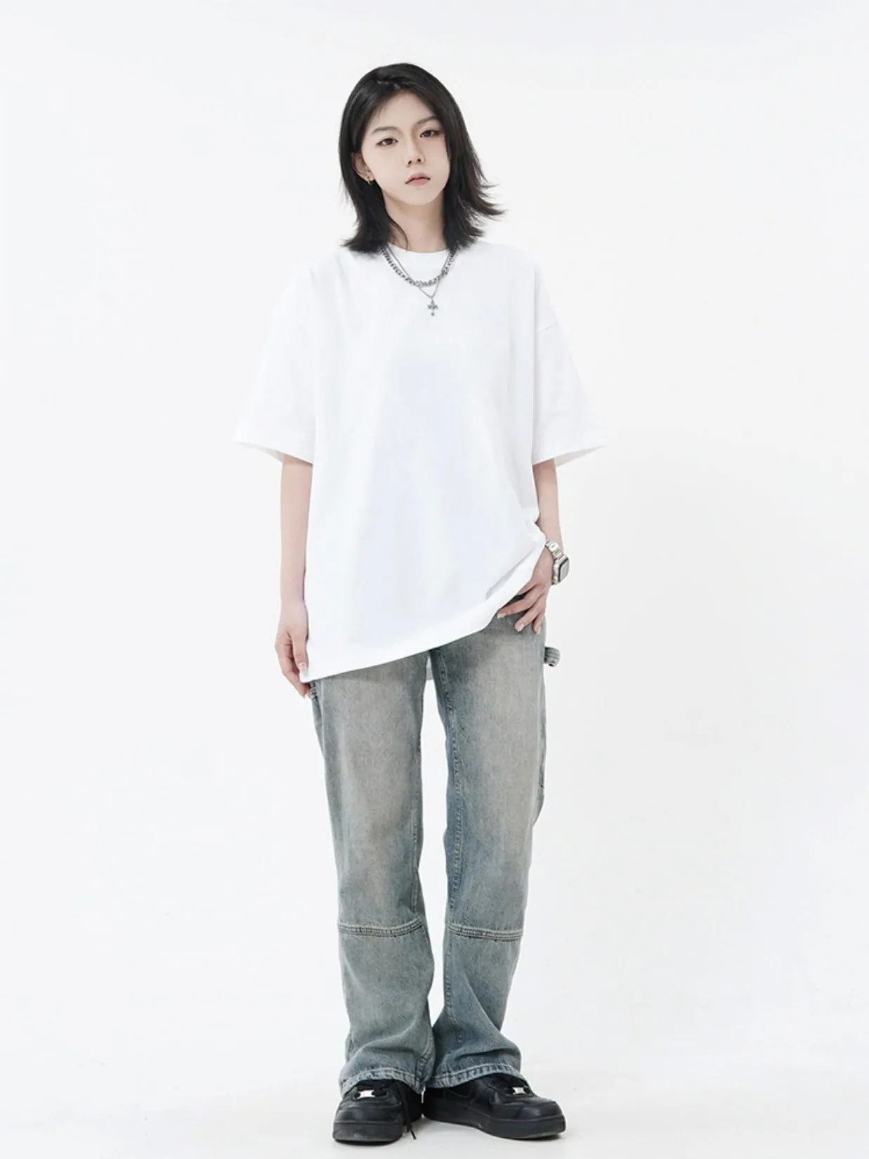 Oversized Plain T-Shirt