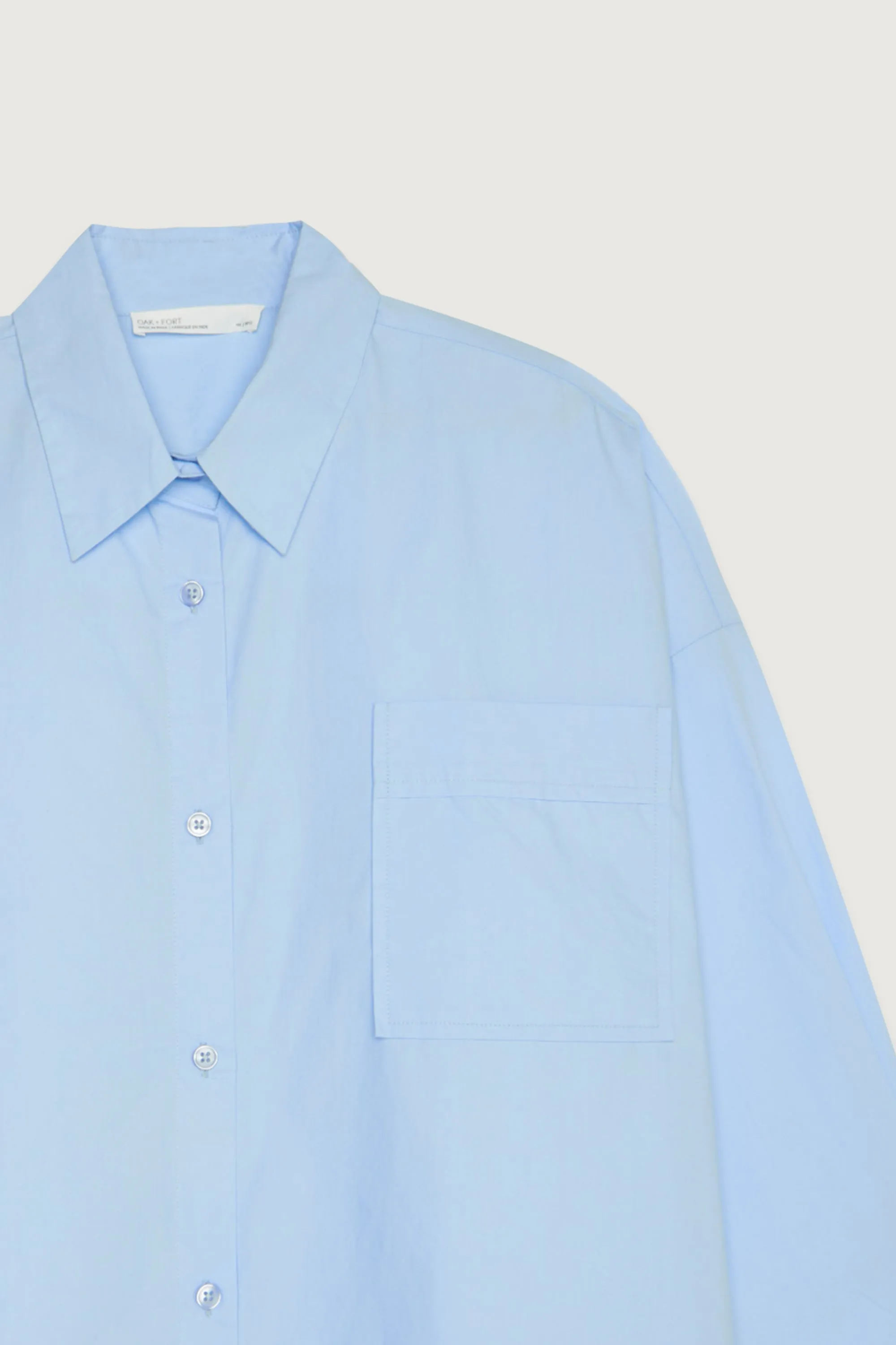 OVERSIZED POPLIN SHIRT