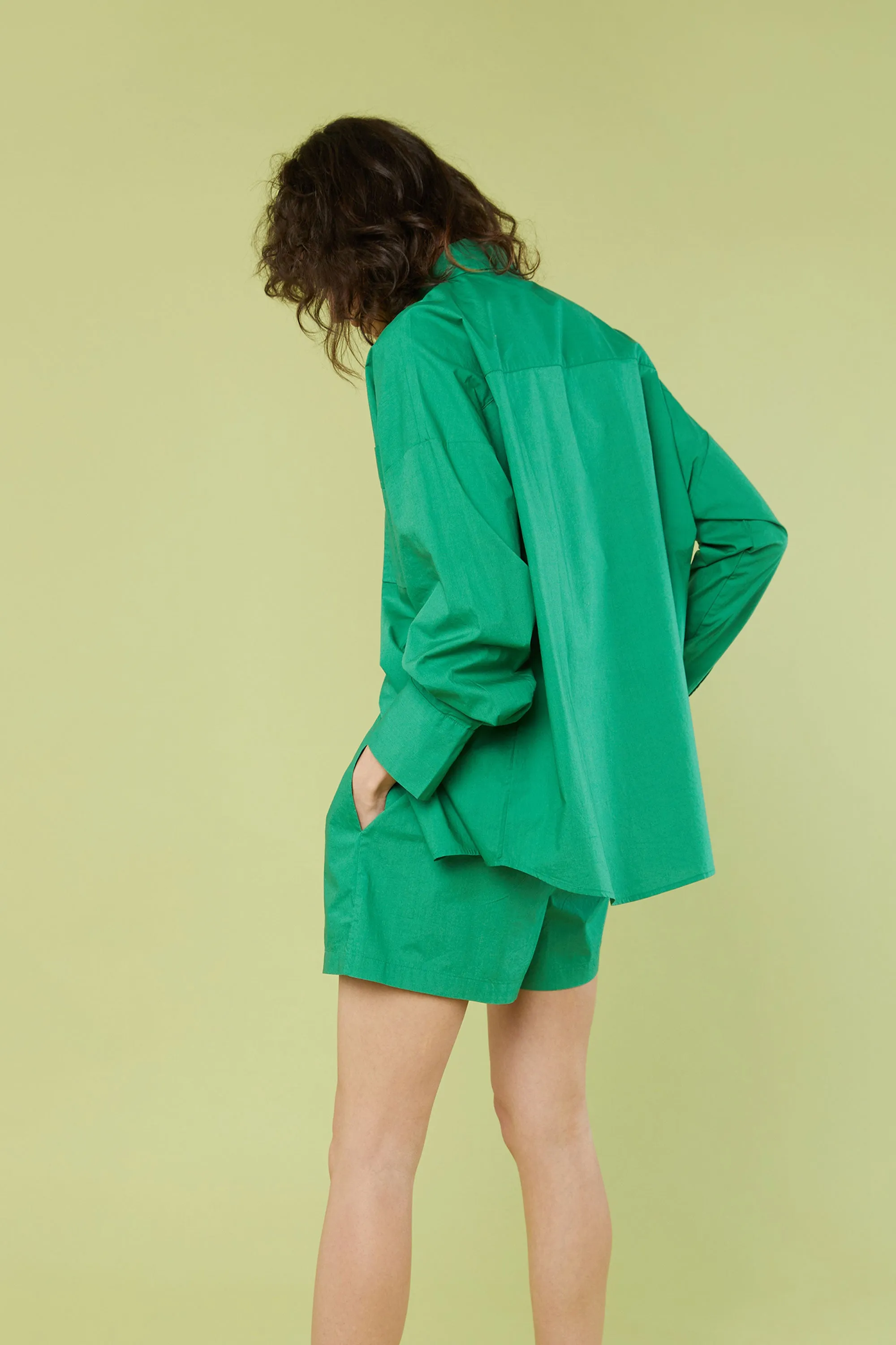 OVERSIZED POPLIN SHIRT