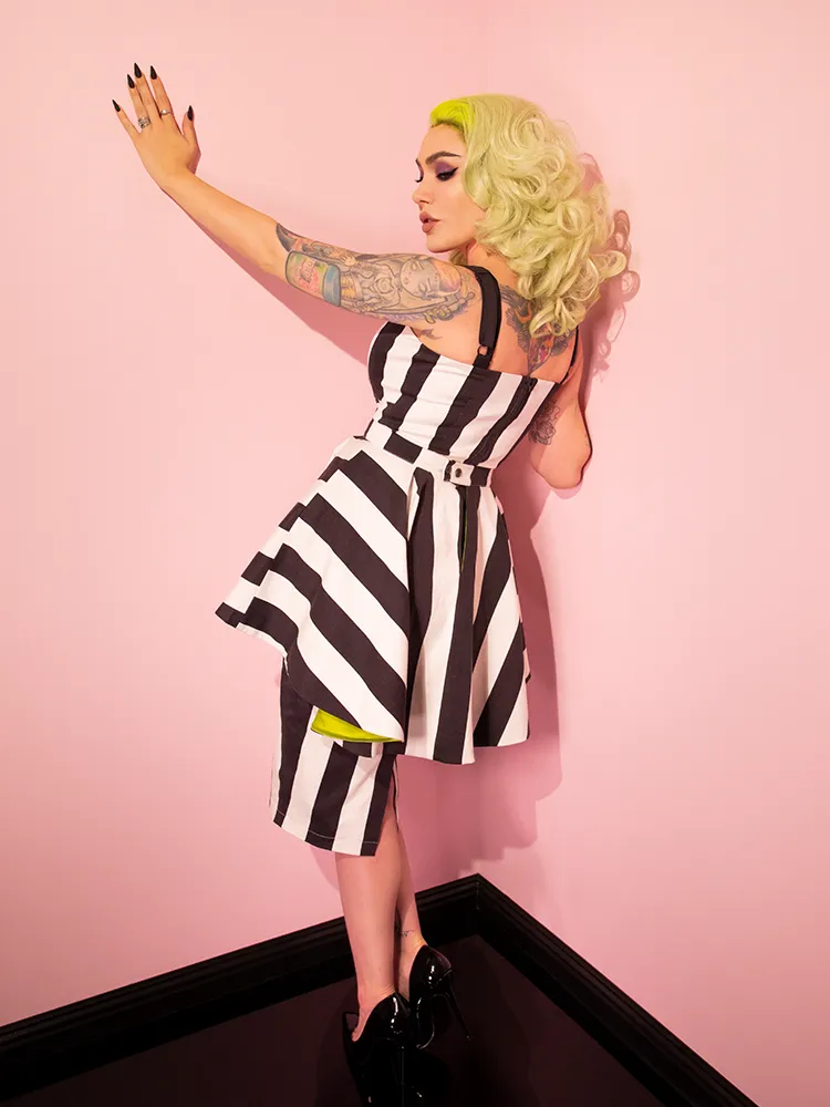 PRE-ORDER - BEETLEJUICE™ Ghost with the Most Peplum Dress