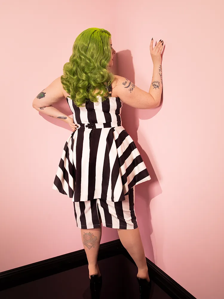 PRE-ORDER - BEETLEJUICE™ Ghost with the Most Peplum Dress