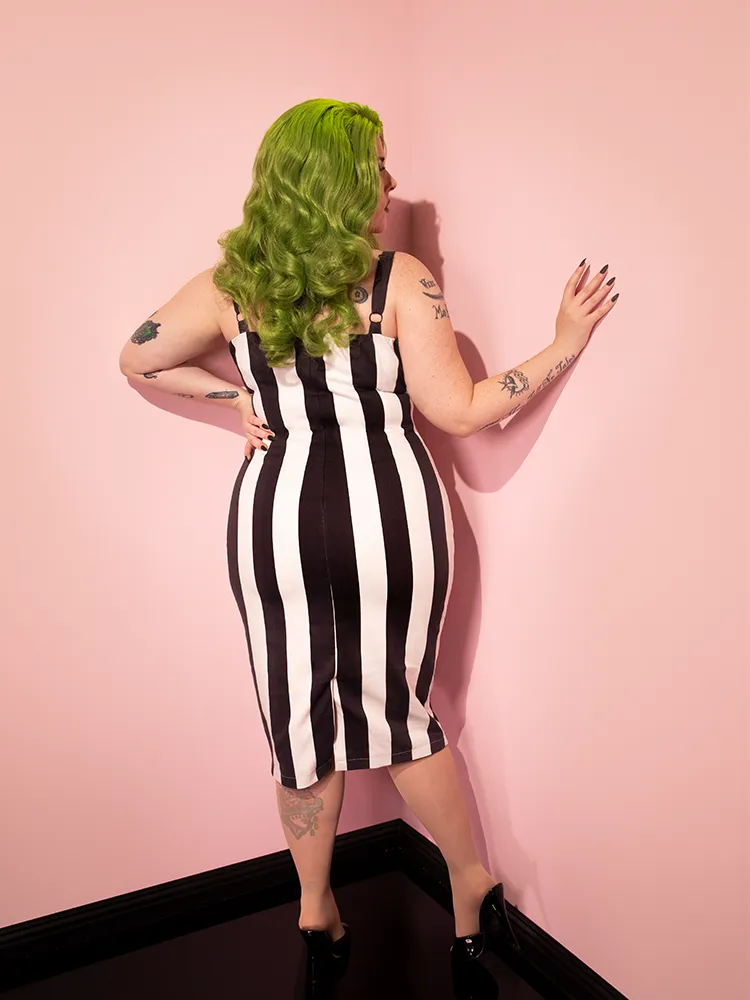 PRE-ORDER - BEETLEJUICE™ Ghost with the Most Peplum Dress